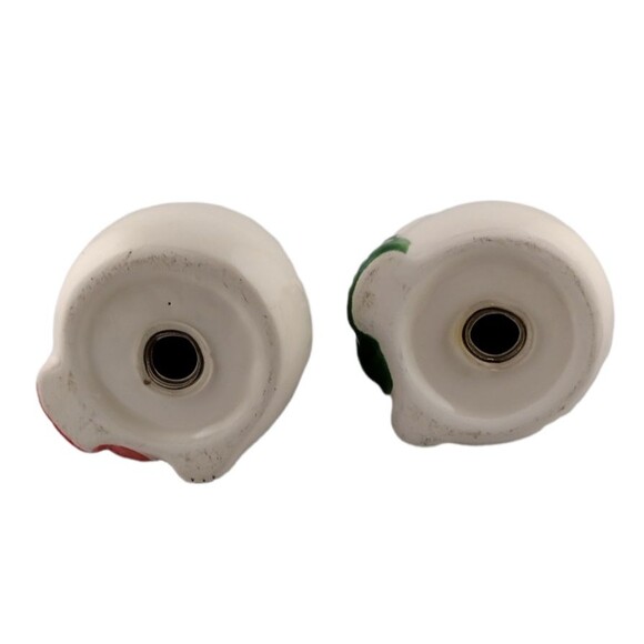 Vintage Polar Bear Salt Pepper Shaker Set Christmas Holiday Gifts Scarf  READ - Picture 3 of 5